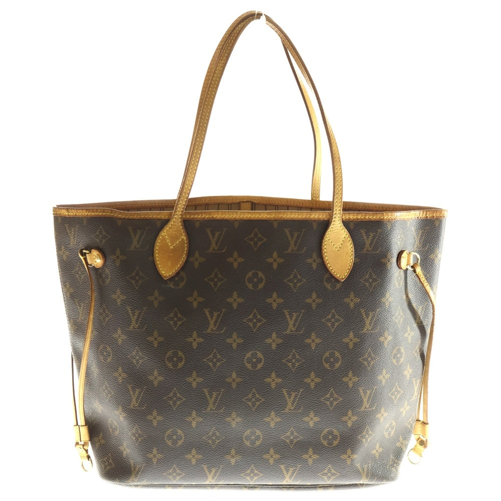 LOUIS VUITTON(ルイヴィトン) モノグラム ネヴァーフルPM トートバッグ ハンドバッグ ブラウン レザー×PVC M40155 ゴールド金具 レディース