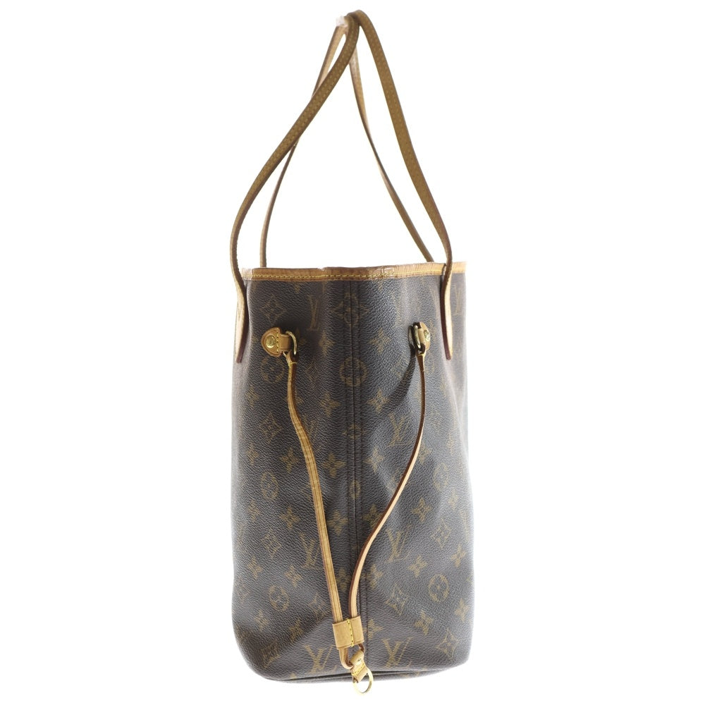 LOUIS VUITTON(ルイヴィトン) モノグラム ネヴァーフルPM トートバッグ ハンドバッグ ブラウン レザー×PVC M40155 ゴールド金具 レディース
