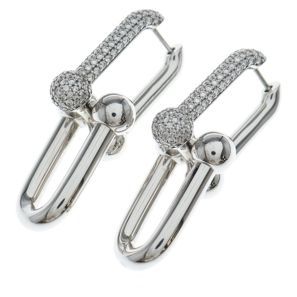 TIFFANY & Co.(ティファニー) HardWear PAVE ハードウェア パヴェダイヤピアス ホワイトゴールド Au750WG レディース