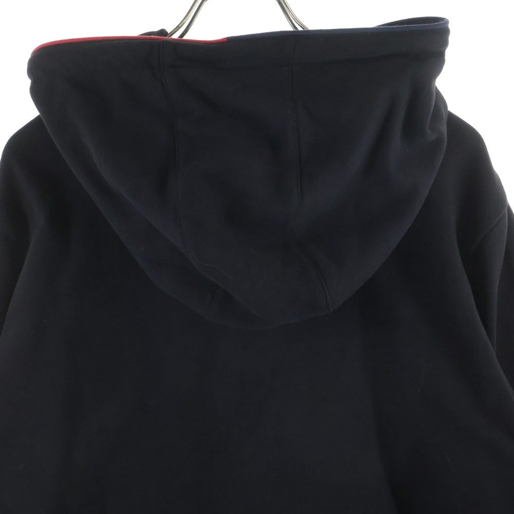 MONCLER(モンクレール) FELPA CON CAPPUCCIO ロゴ刺繍ジップアップパーカー ブラック I10918G00006 89A1B レディース