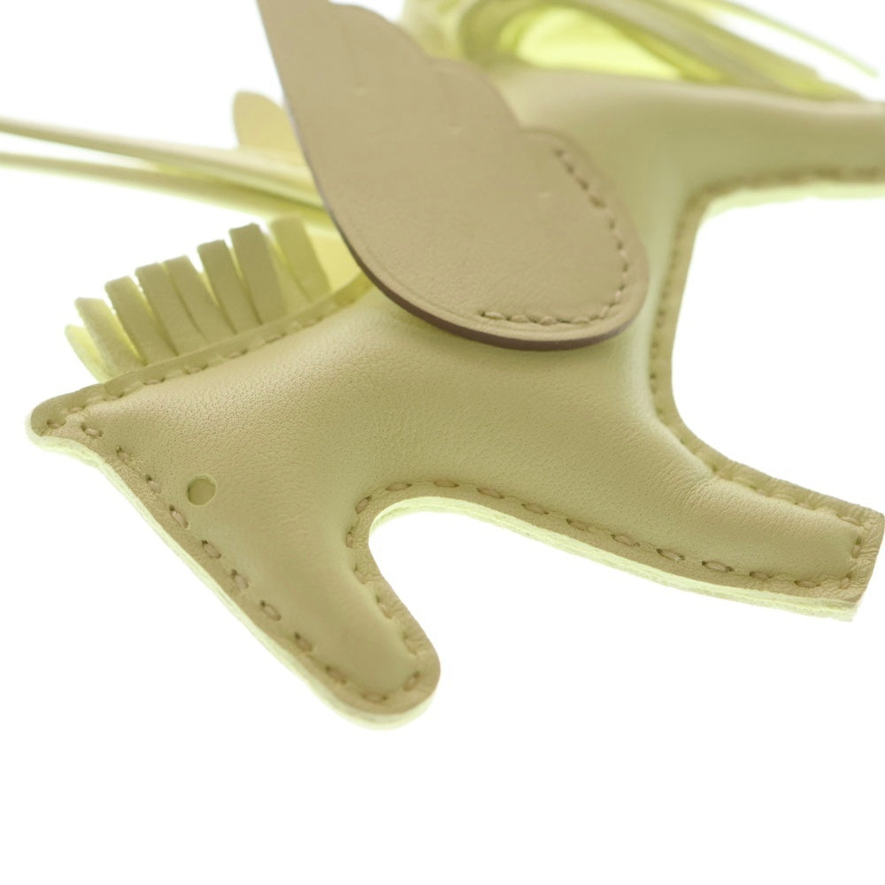 HERMES(エルメス) ロデオチャーム ペガサスPM バッグチャーム ストラップ パステルイエロー アニョーミロ×スイフト ジョーミルトン W刻印 レディース