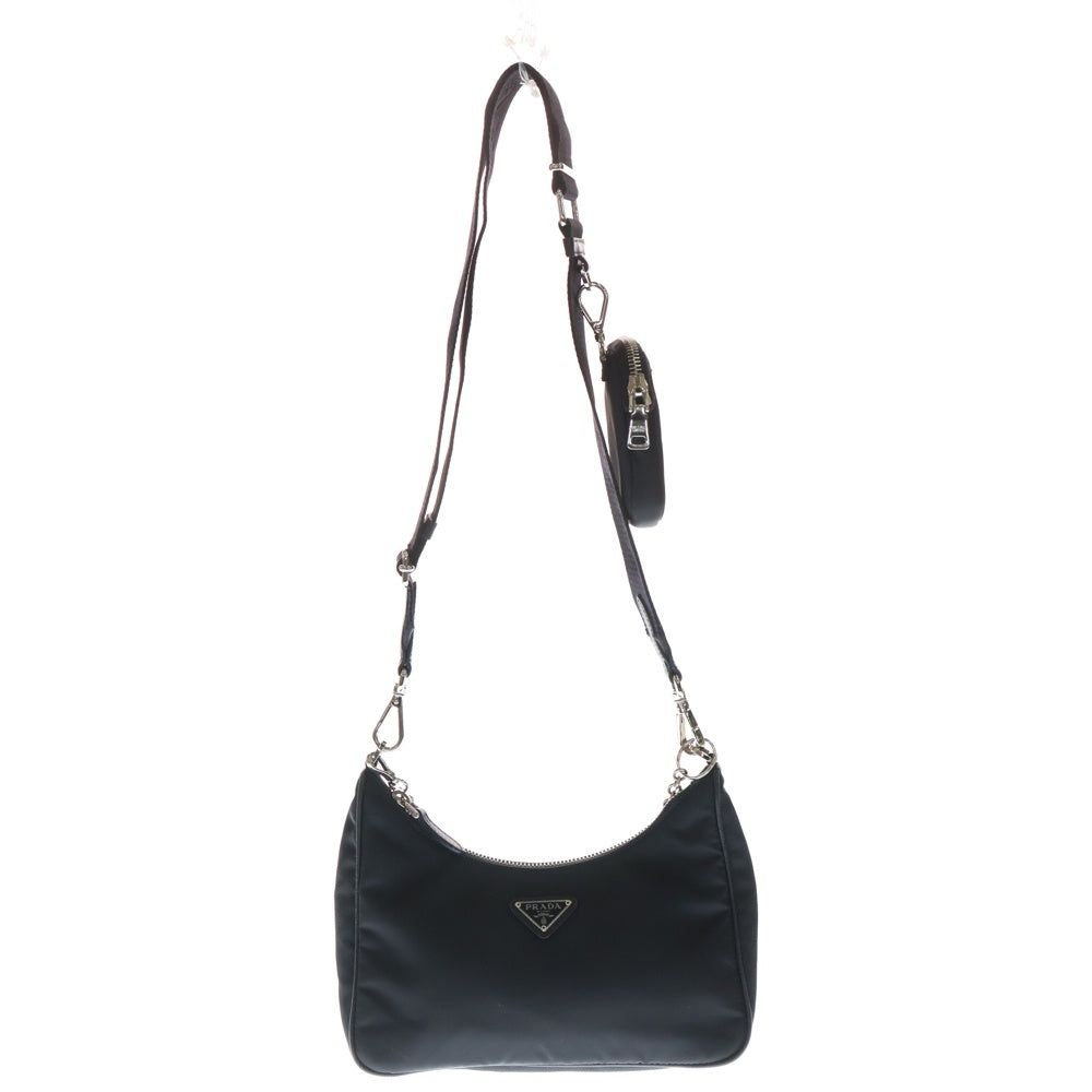 PRADA プラダ ショルダーバッグ ボディバッグ ナイロン テスート ブラック PRADA(プラダ) テスート クロスボディバッグ ショルダーバッグ