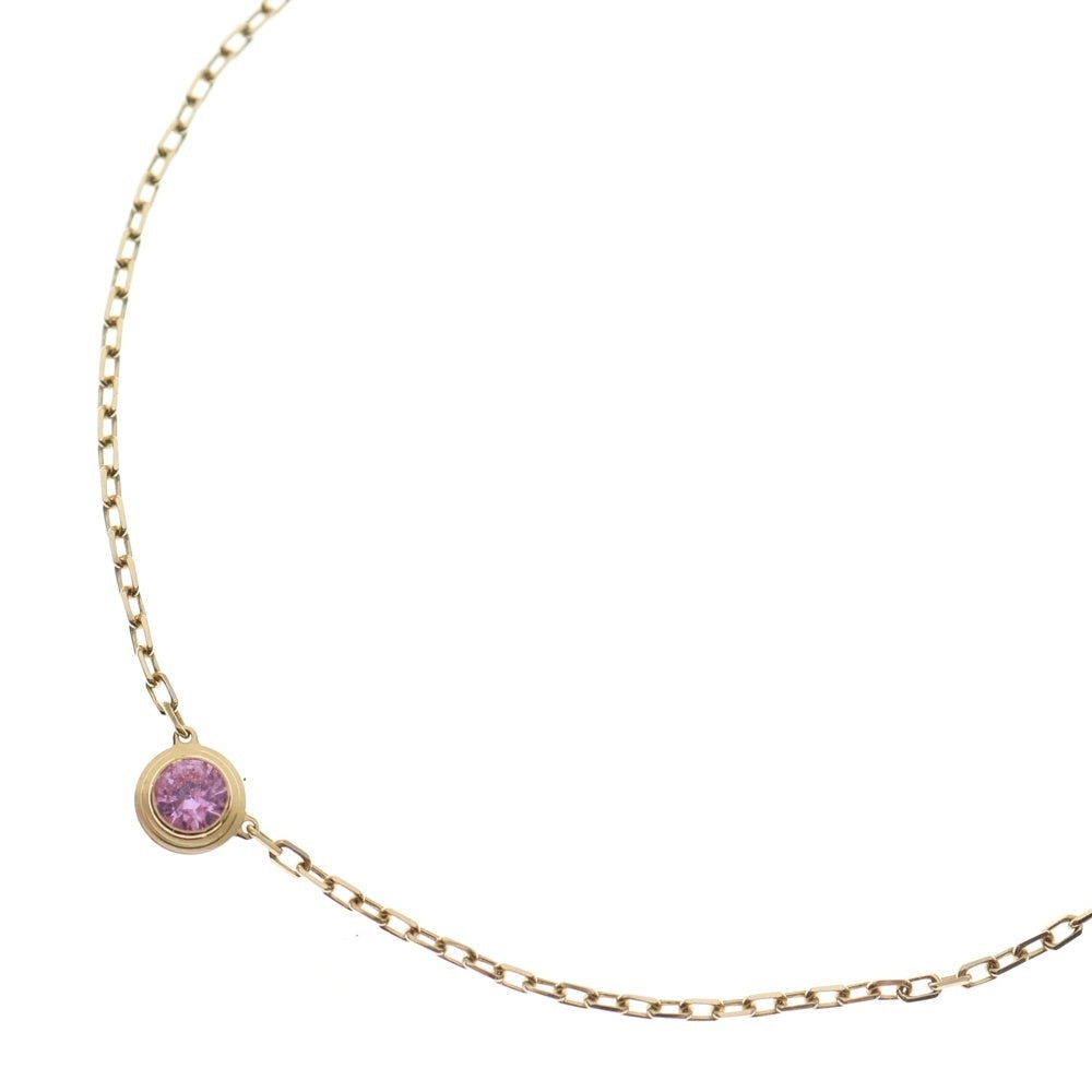 Cartier(カルティエ) ダムール ピンクサファイヤ ネックレス Au750 K18 PG ピンクゴールド ペンダント