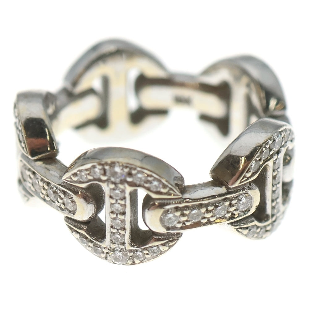 HOORSENBUHS(ホーセンブース) QUAD LINK ANTIQUE クワッドリンクアンティーク ダイヤリング 指輪 18K ホワイトゴールド