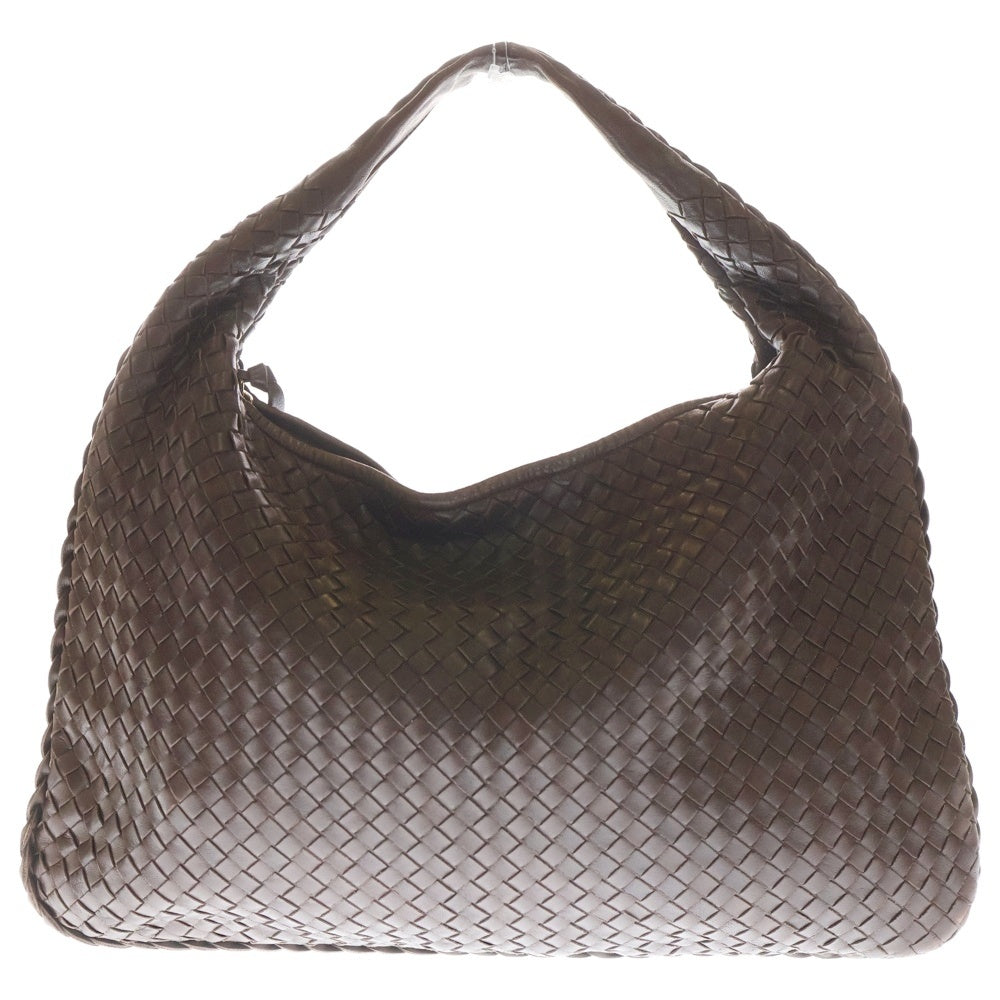 ボッテガヴェネタ イントレチャート ハンドバッグ ブラウン ボッテガヴェネタイントレチャートレザー肩掛けブラウン
