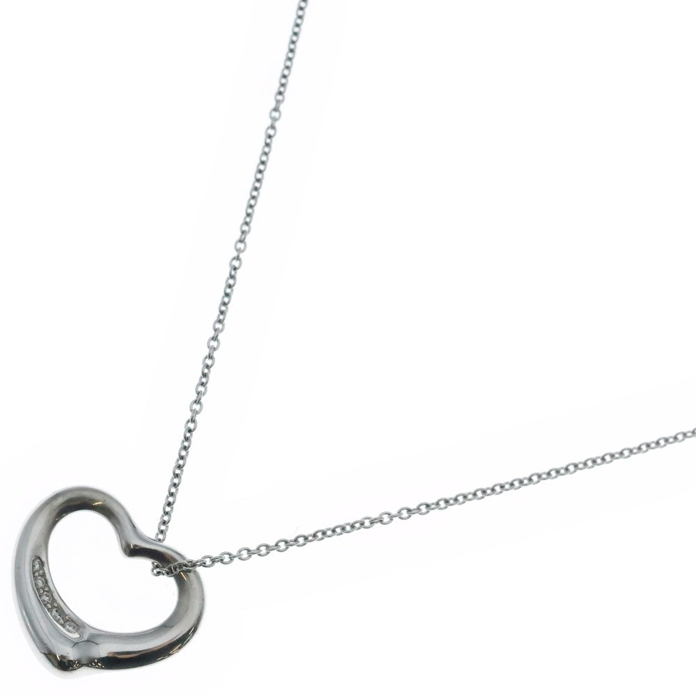 TIFFANY & Co.(ティファニー) オープンハート ダイヤモンド ネックレス Pt950 ジュエリー レディース