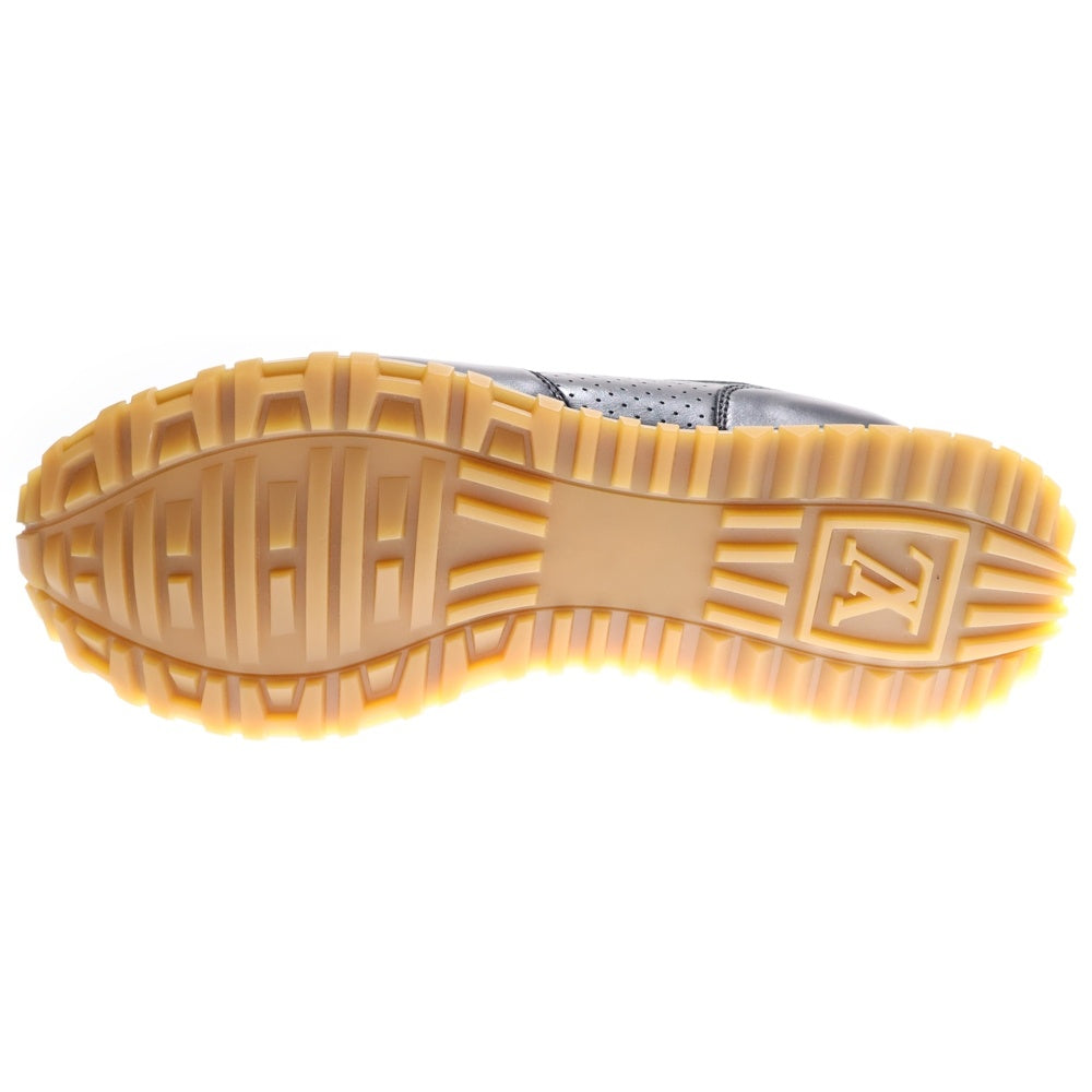 SUPREME(シュプリーム) ×LOUIS VUITTON Run Away Sneaker ランアウェイ レザー エンボスロゴ レースアップ ローカットシューズ スニーカー ブラック