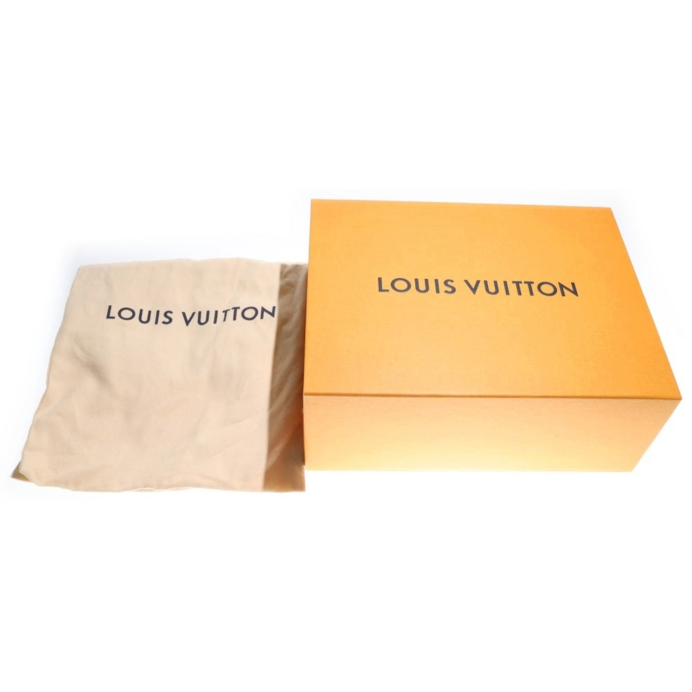 SUPREME(シュプリーム) ×LOUIS VUITTON Run Away Sneaker ランアウェイ レザー エンボスロゴ レースアップ ローカットシューズ スニーカー ブラック