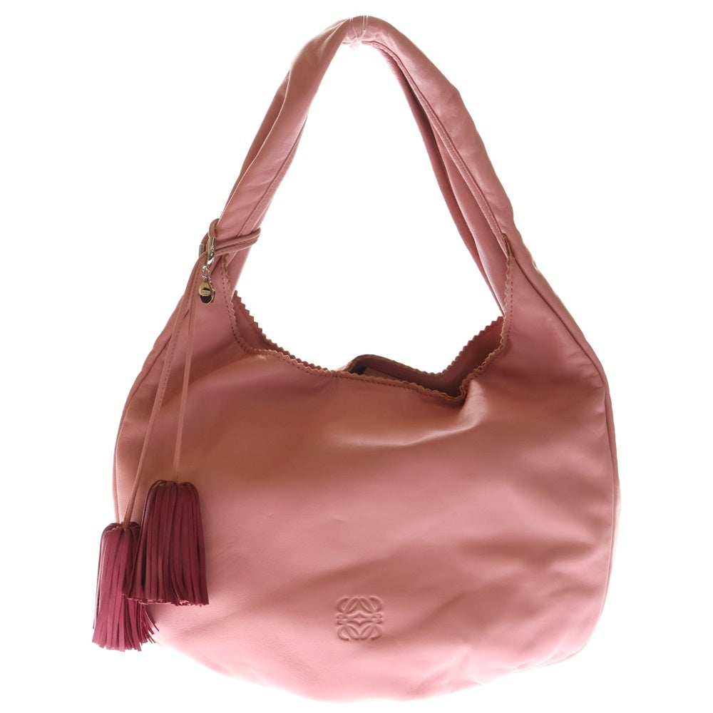 LOEWE(ロエベ) ヴィヴェント アナグラム ワンショルダーバッグ ハンドバッグ ピンク ナッパレザー レディース