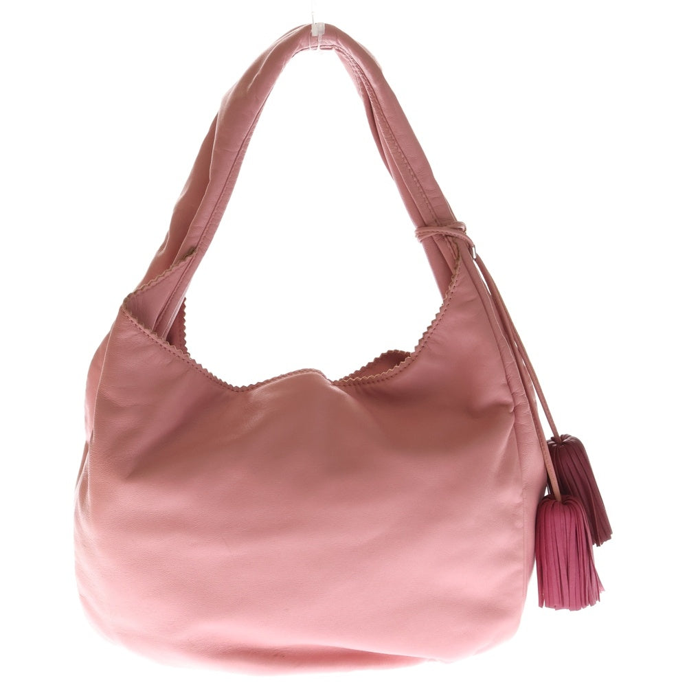 LOEWE(ロエベ) ヴィヴェント アナグラム ワンショルダーバッグ ハンドバッグ ピンク ナッパレザー レディース