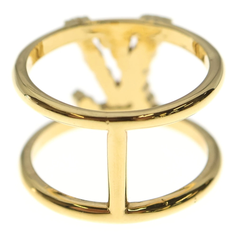 LOUIS VUITTON(ルイヴィトン) LV アイコニックトレゾール ゴールド ラインストーン 指輪 M1223L レディース