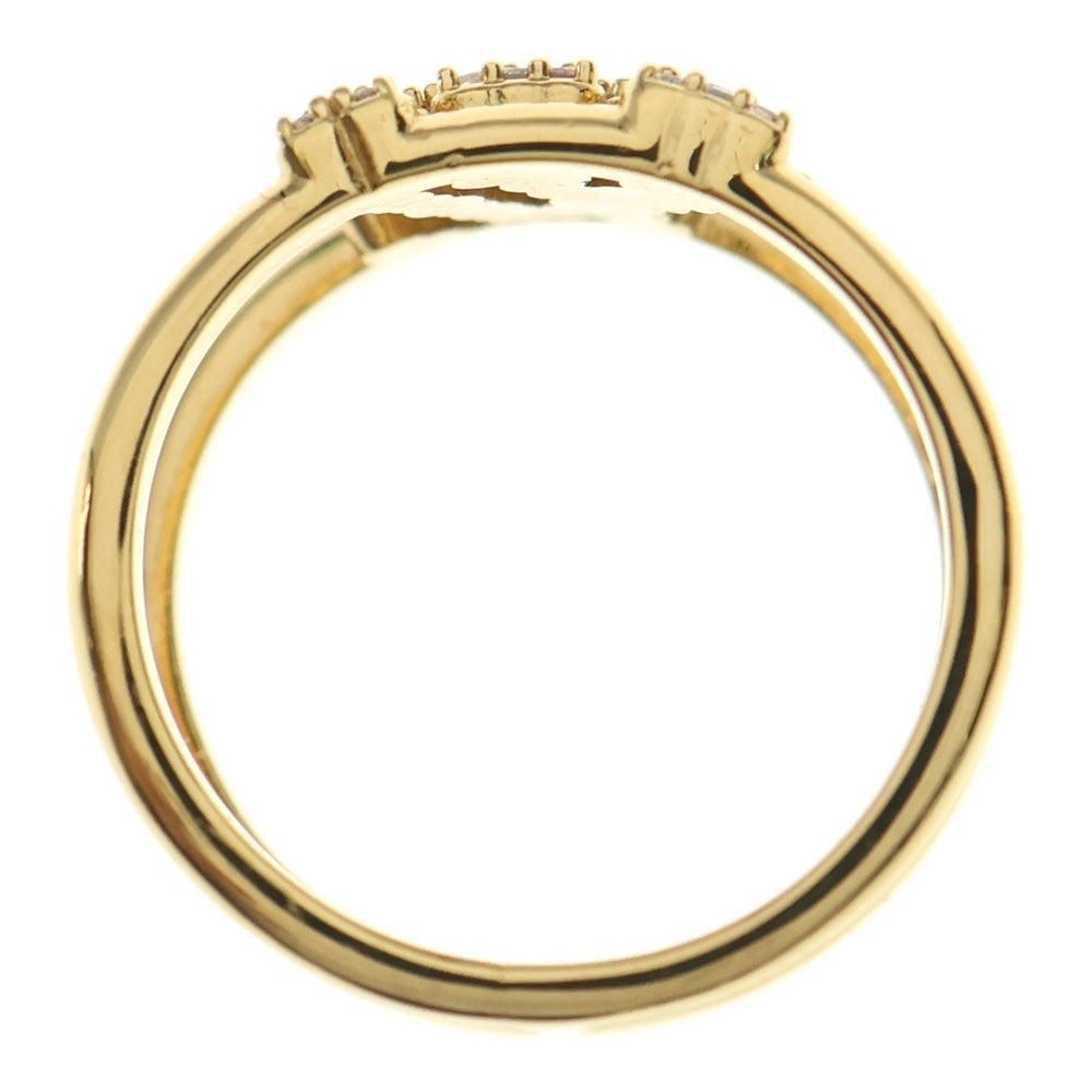 LOUIS VUITTON(ルイヴィトン) LV アイコニックトレゾール ゴールド ラインストーン 指輪 M1223L レディース