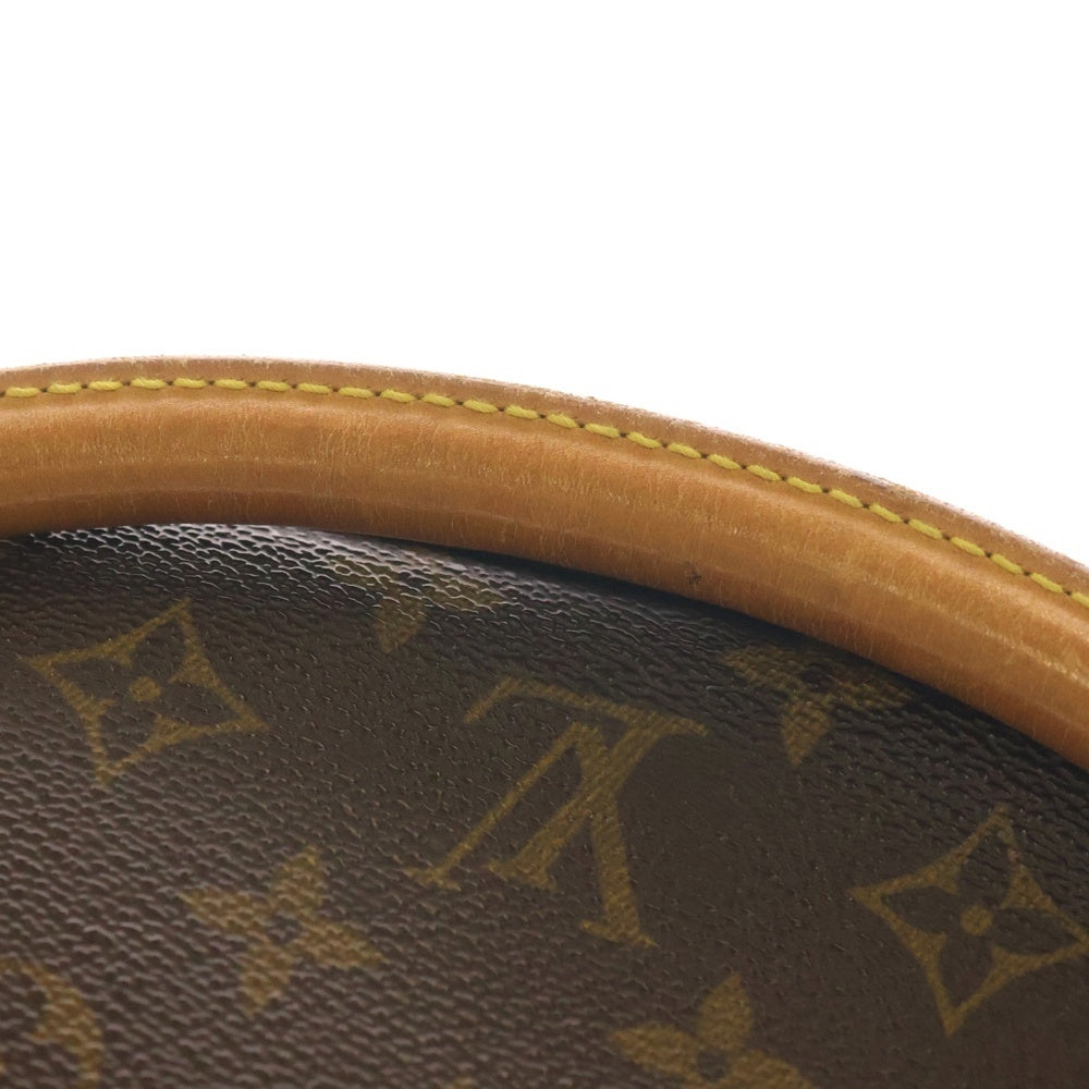 LOUIS VUITTON(ルイヴィトン) モノグラム ルーピングMM ハンドバッグ ワンショルダーバッグ ブラウン レザー×PVC M51146 ゴールド金具 レディース