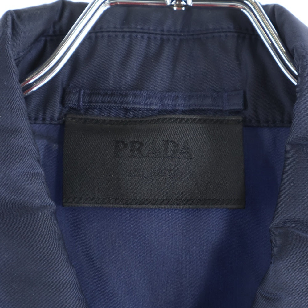 PRADA(プラダ) 22SS RE-NYLON リナイロン トライアングルロゴプレート ナイロン ジャケット ネイビー SGC151