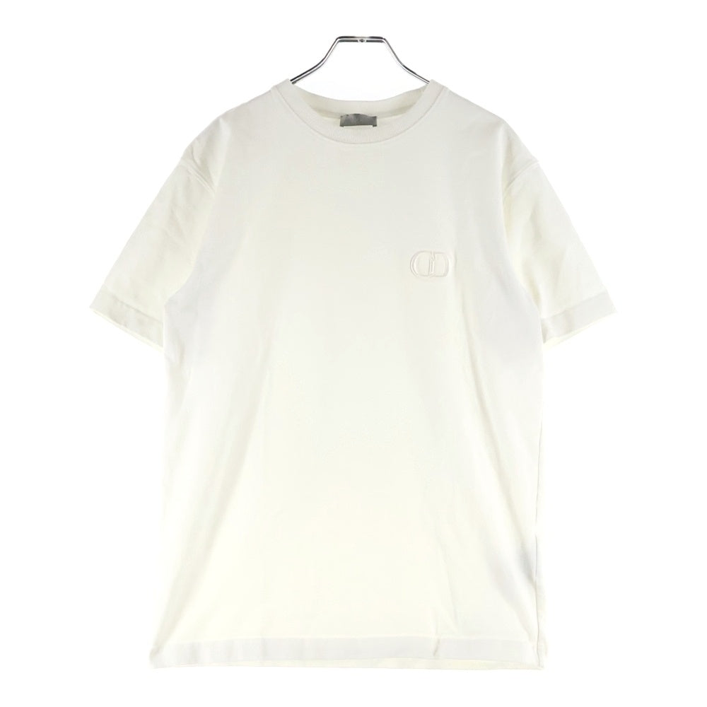 Christian Dior(クリスチャンディオール) 24AW CD Icon T-Shirts ロゴ刺繍半袖Tシャツ ホワイト 943J605A0554