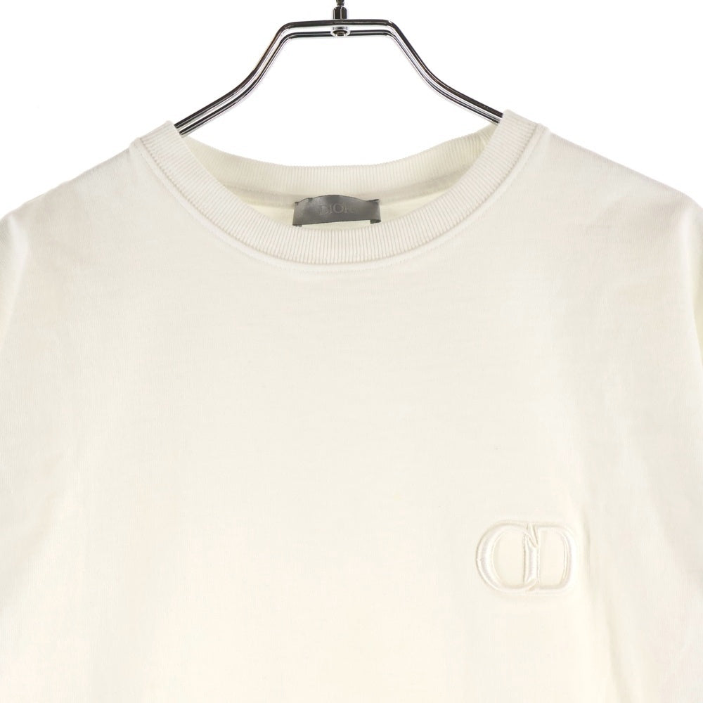 Christian Dior(クリスチャンディオール) 24AW CD Icon T-Shirts ロゴ刺繍半袖Tシャツ ホワイト 943J605A0554