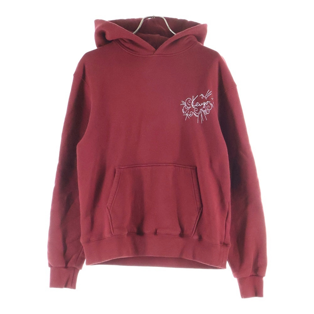 KENZO(ケンゾー) Tiger Embroidered Hoodie タイガー エンブロイダリー プルオーバーパーカー レッド FE65SW2194MB