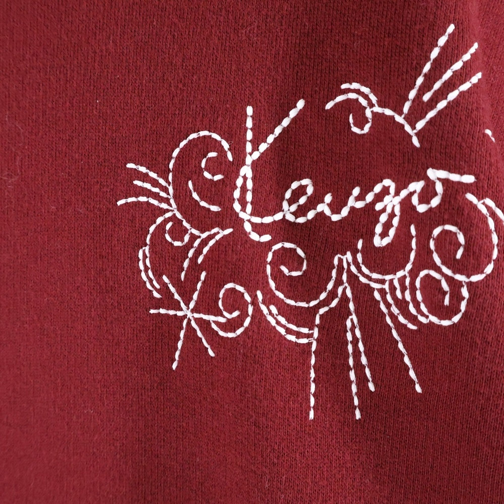 KENZO(ケンゾー) Tiger Embroidered Hoodie タイガー エンブロイダリー プルオーバーパーカー レッド FE65SW2194MB