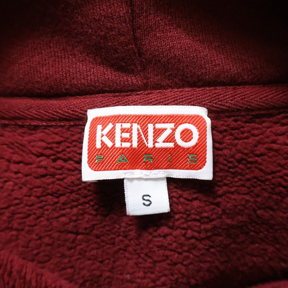 KENZO(ケンゾー) Tiger Embroidered Hoodie タイガー エンブロイダリー プルオーバーパーカー レッド FE65SW2194MB