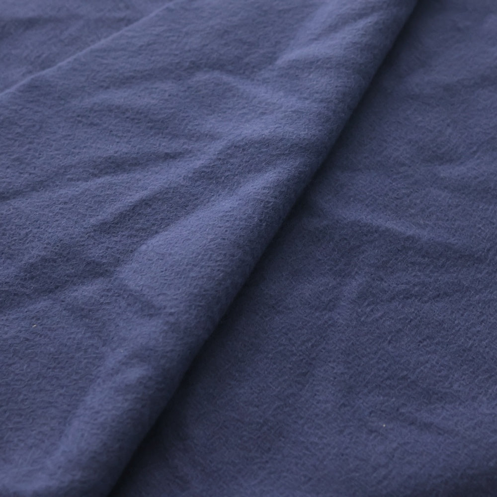 Loro Piana(ロロピアーナ) ロゴ カシミヤ ウール マフラー ネイビー