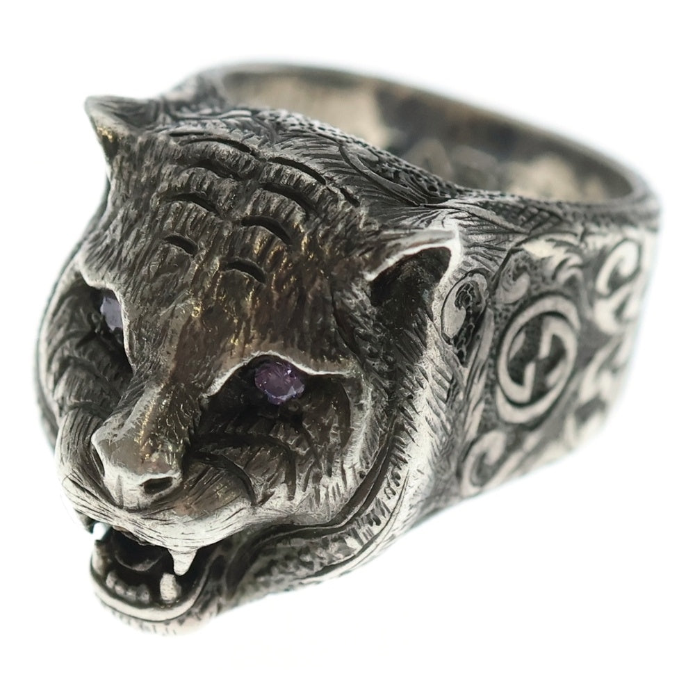 GUCCI(グッチ) キャットヘッド リング Sv925 シルバー 15 指輪 アクセサリー