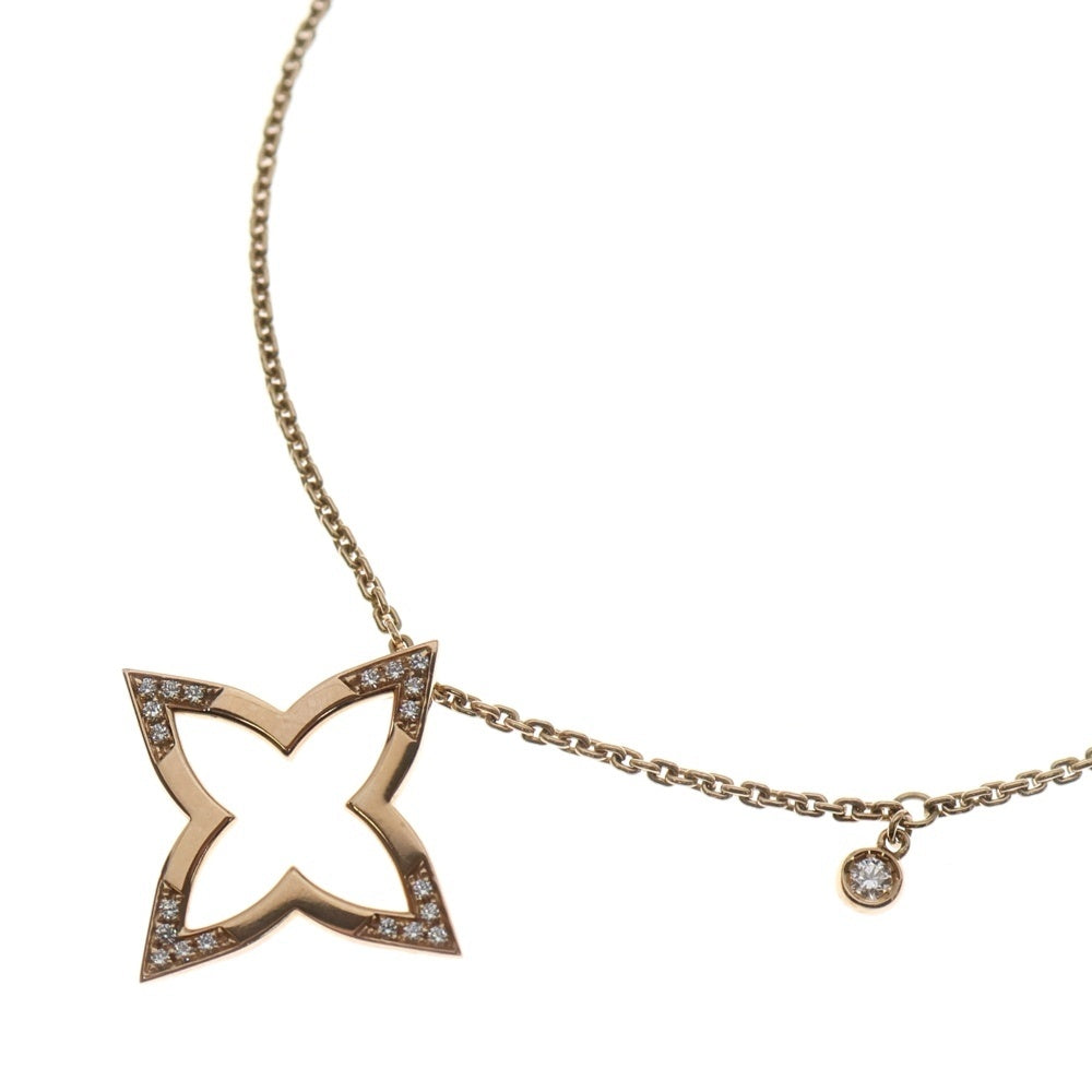 LOUIS VUITTON(ルイヴィトン) オンブレ ブロッサム ダイヤ ネックレス Au750 K18 PG ピンクゴールド Q03083 レディース