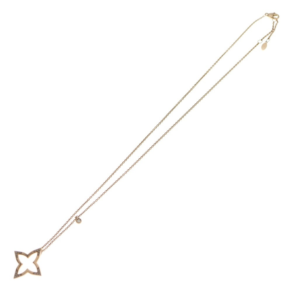 LOUIS VUITTON(ルイヴィトン) オンブレ ブロッサム ダイヤ ネックレス Au750 K18 PG ピンクゴールド Q03083 レディース