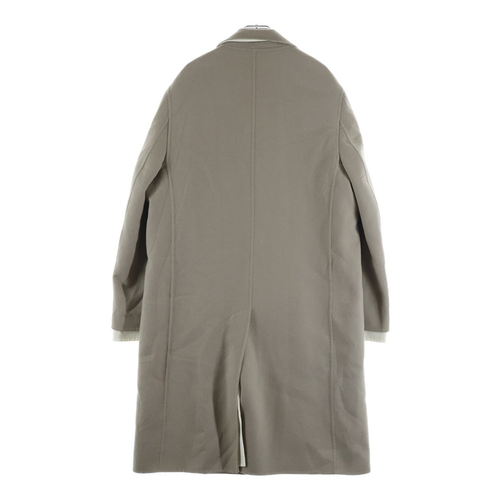 Christian Dior(クリスチャンディオール) 21AW ウール リバーシブル ダブルフェイス 3B チェスターコート ベージュ/アイボリー 193C382A4748