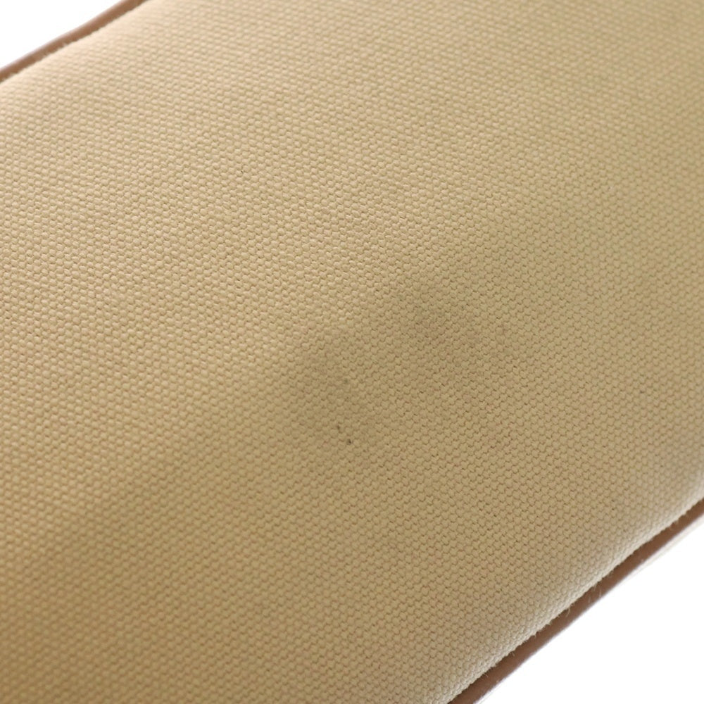 HERMES(エルメス) ボリード ポーチ GM ベージュ キャンバス