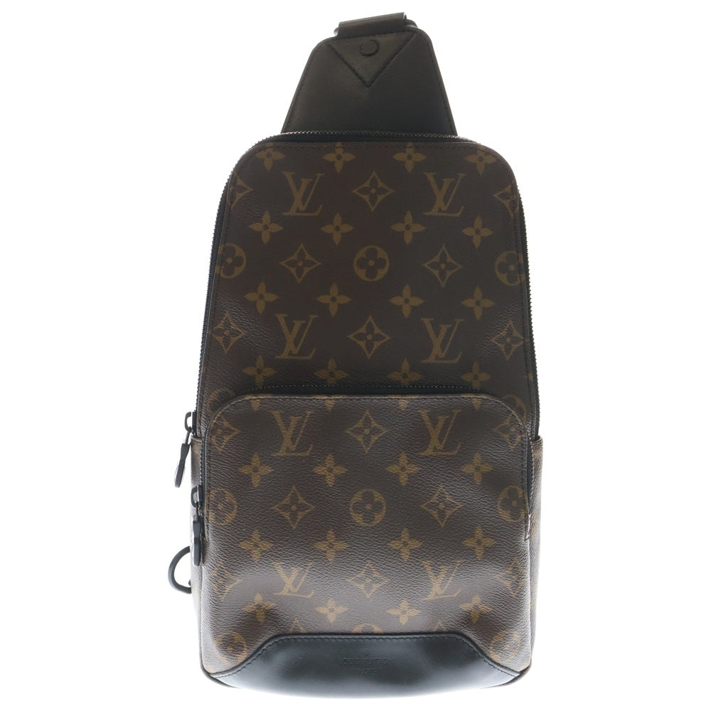 LOUIS VUITTON(ルイヴィトン) モノグラム マカサー アヴェニュースリングバッグ ブラウン PVC M45897 ICタイプ