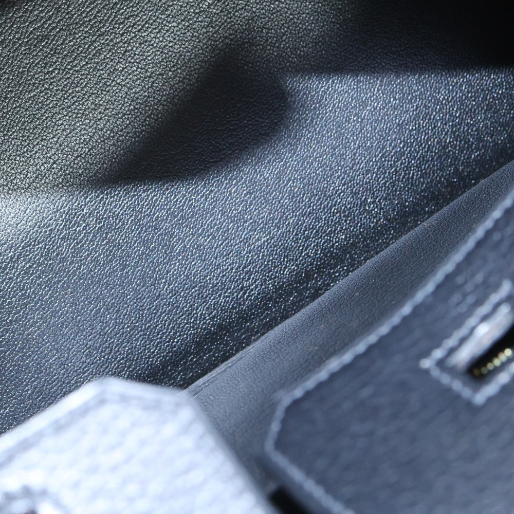 HERMES(エルメス) バーキン30 ハンドバッグ ノワール ブラック アルデンヌ ゴールド金具 □G刻印 レディース