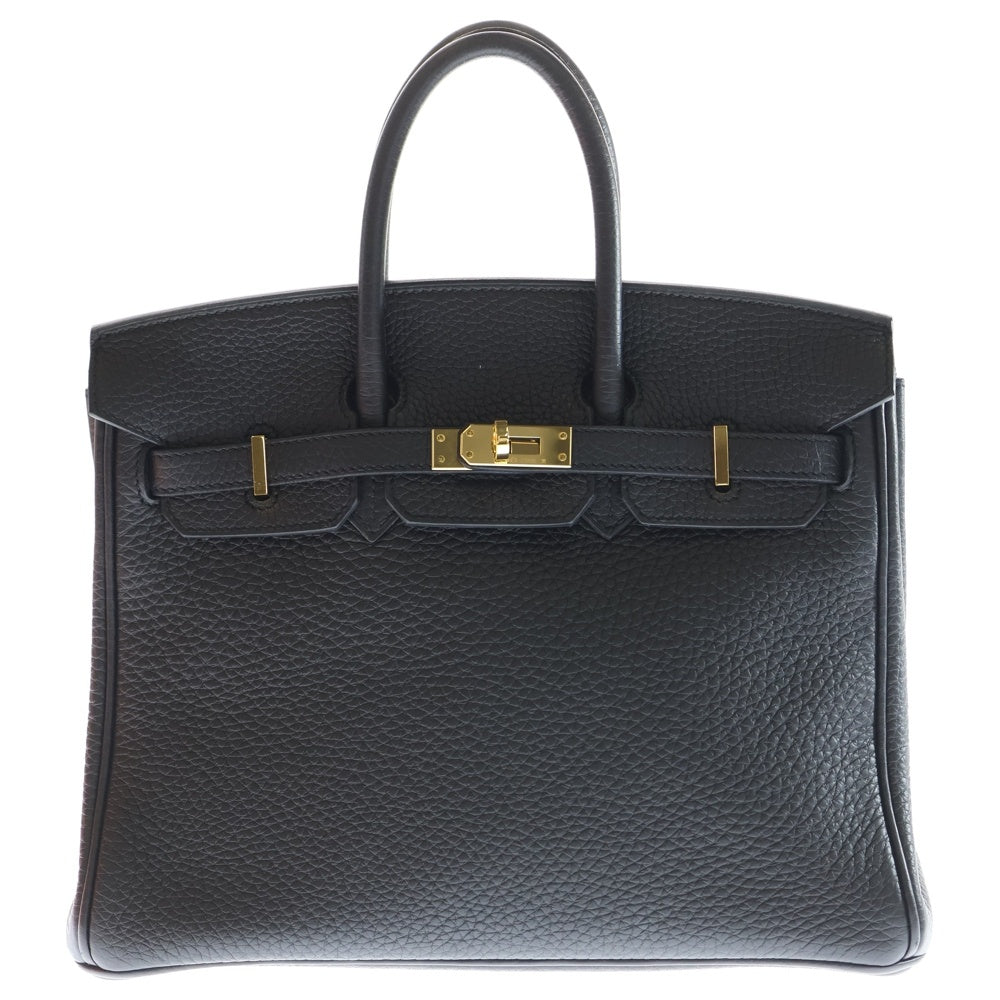 HERMES(エルメス) バーキン25 ブラック トゴ ゴールド金具 ハンドバッグ Z刻印 レディース