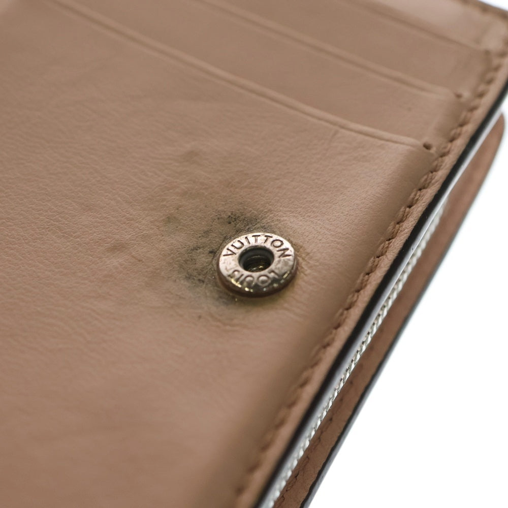 LOUIS VUITTON(ルイヴィトン) マヒナ ポルトフォイユ・クレア コンパクトウォレット 二つ折り財布 ピンク レザー M82758 シルバー金具 レディース