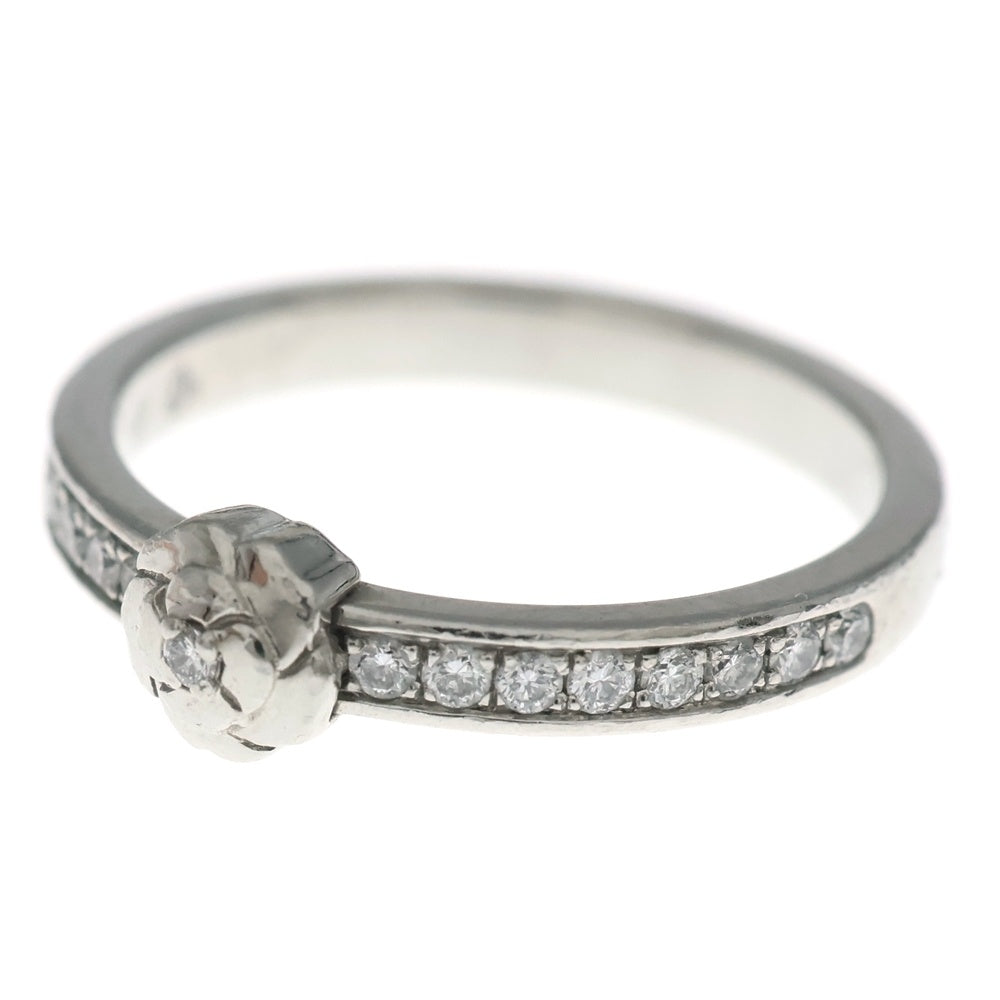 CHANEL(シャネル) カメリア ダイヤリング Pt950 プラチナ J11885 指輪 レディース