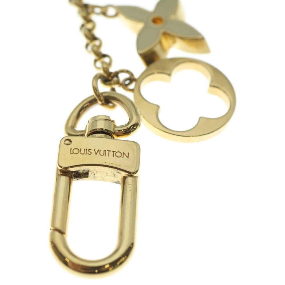 LOUIS VUITTON(ルイヴィトン) フルール ドゥ モノグラム バッグチャーム キーリング キーホルダー ゴールド M65111