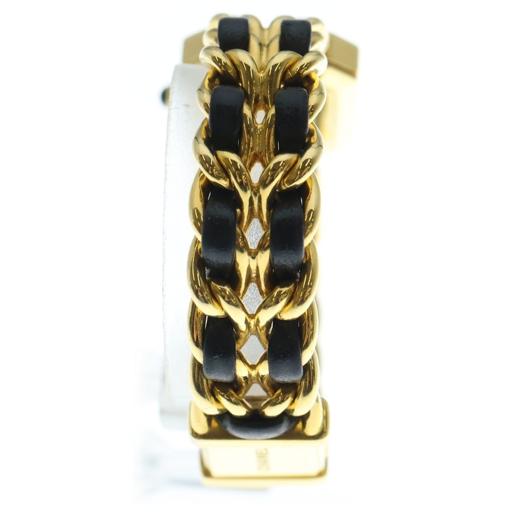 CHANEL(シャネル) プルミエールM 黒文字盤 SS×レザー/QZ H0001 腕時計 レディース