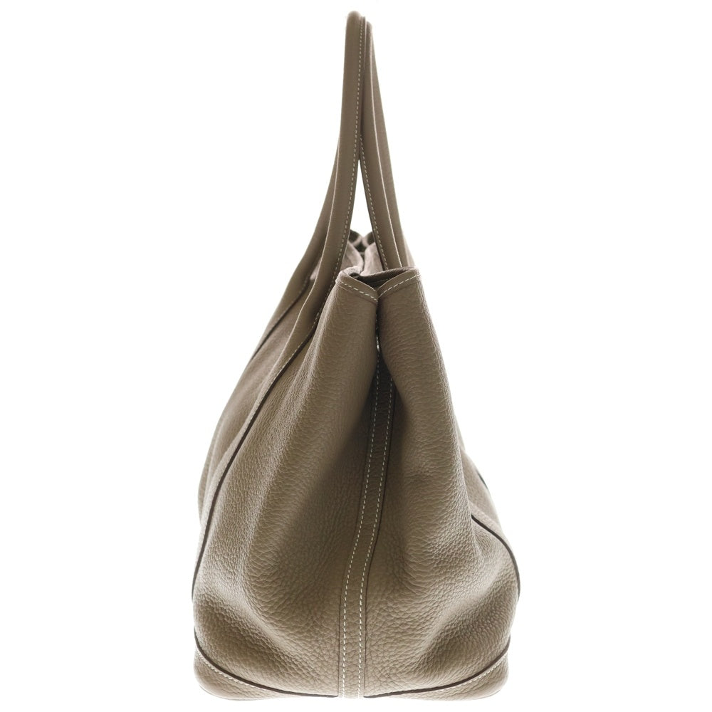 HERMES(エルメス) ガーデンパーティPM ネゴンダ エトゥープ ハンドバッグ トートバッグ A刻印 シルバー金具 レディース