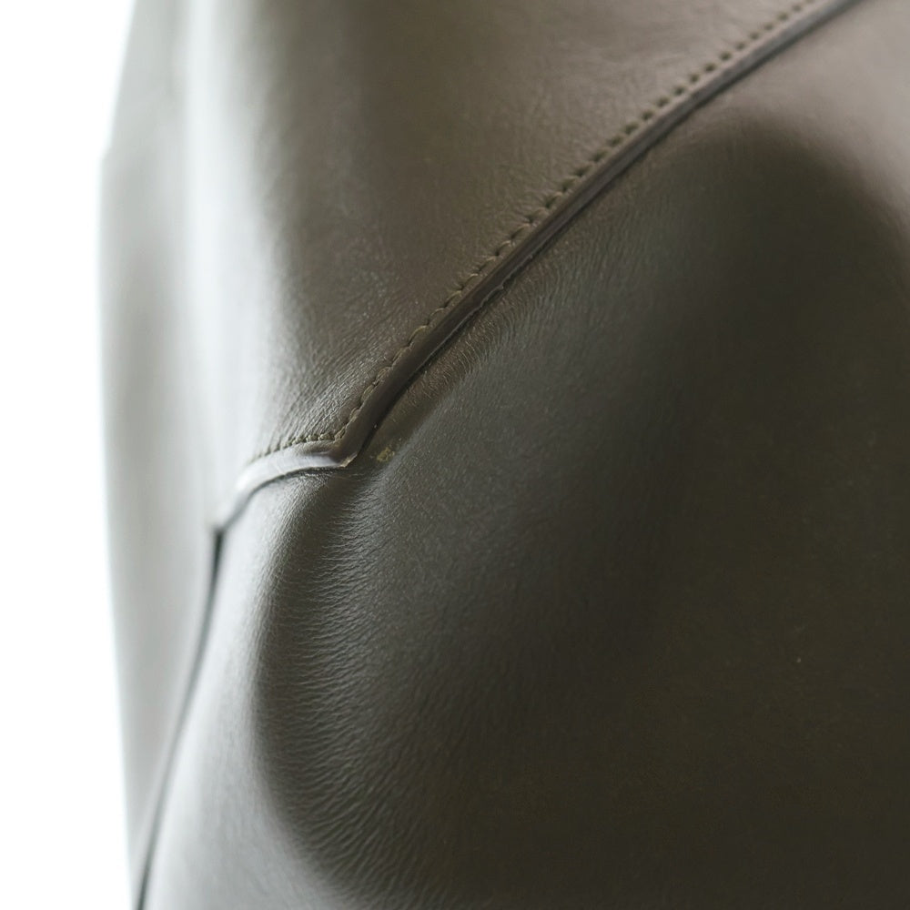 LOEWE(ロエベ) パズルフォルド ミディアム トートバッグ ハンドバッグ グリーン カーキ レザー レディース