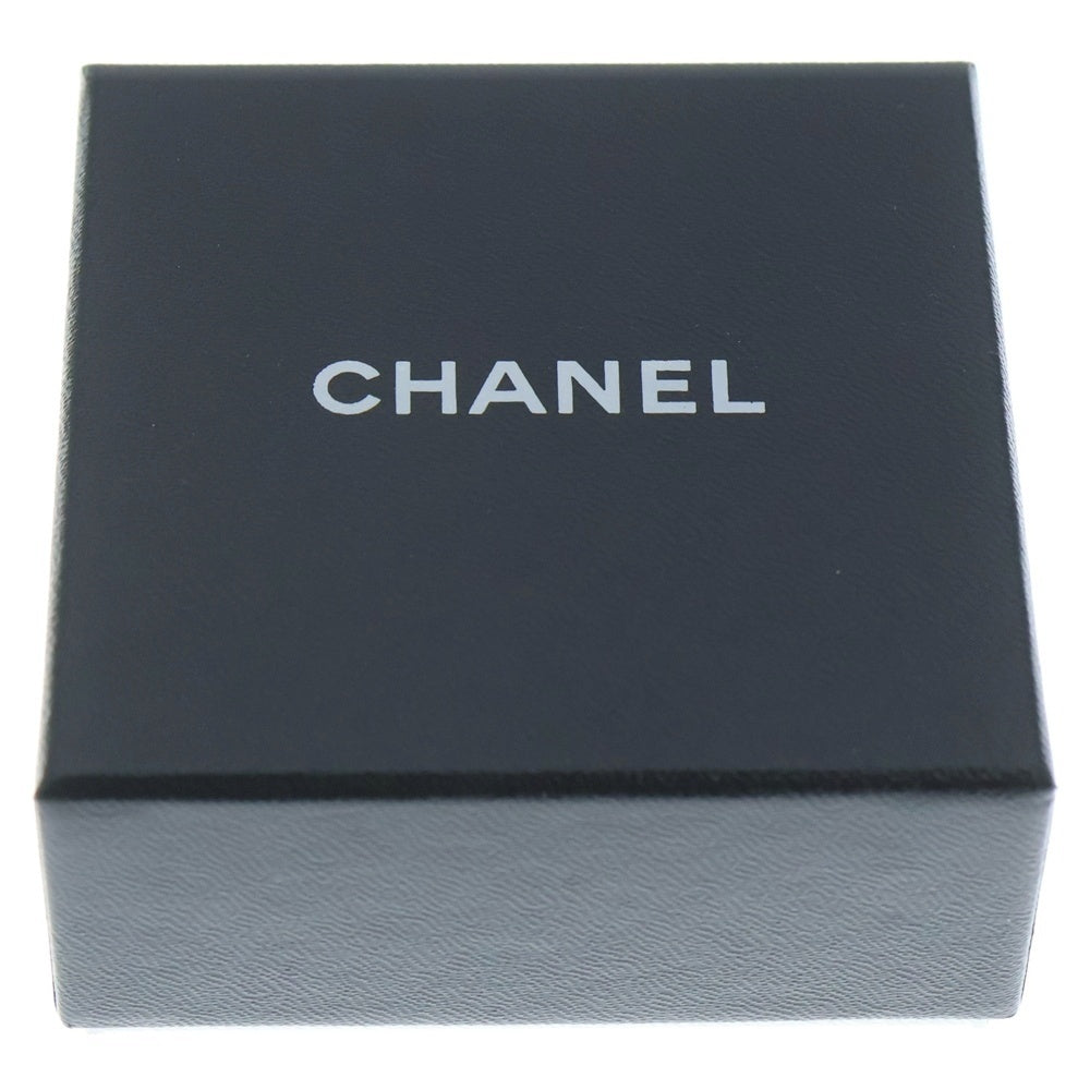 CHANEL(シャネル) 04P カメリアイヤリング ラインストーン ピンクベージュ シルバー SV レディース