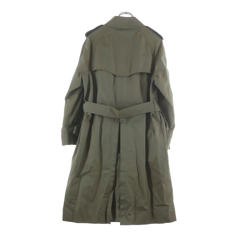 BURBERRY(バーバリー) 玉虫色 裏地ノバチェック総柄 トレンチコート カーキ