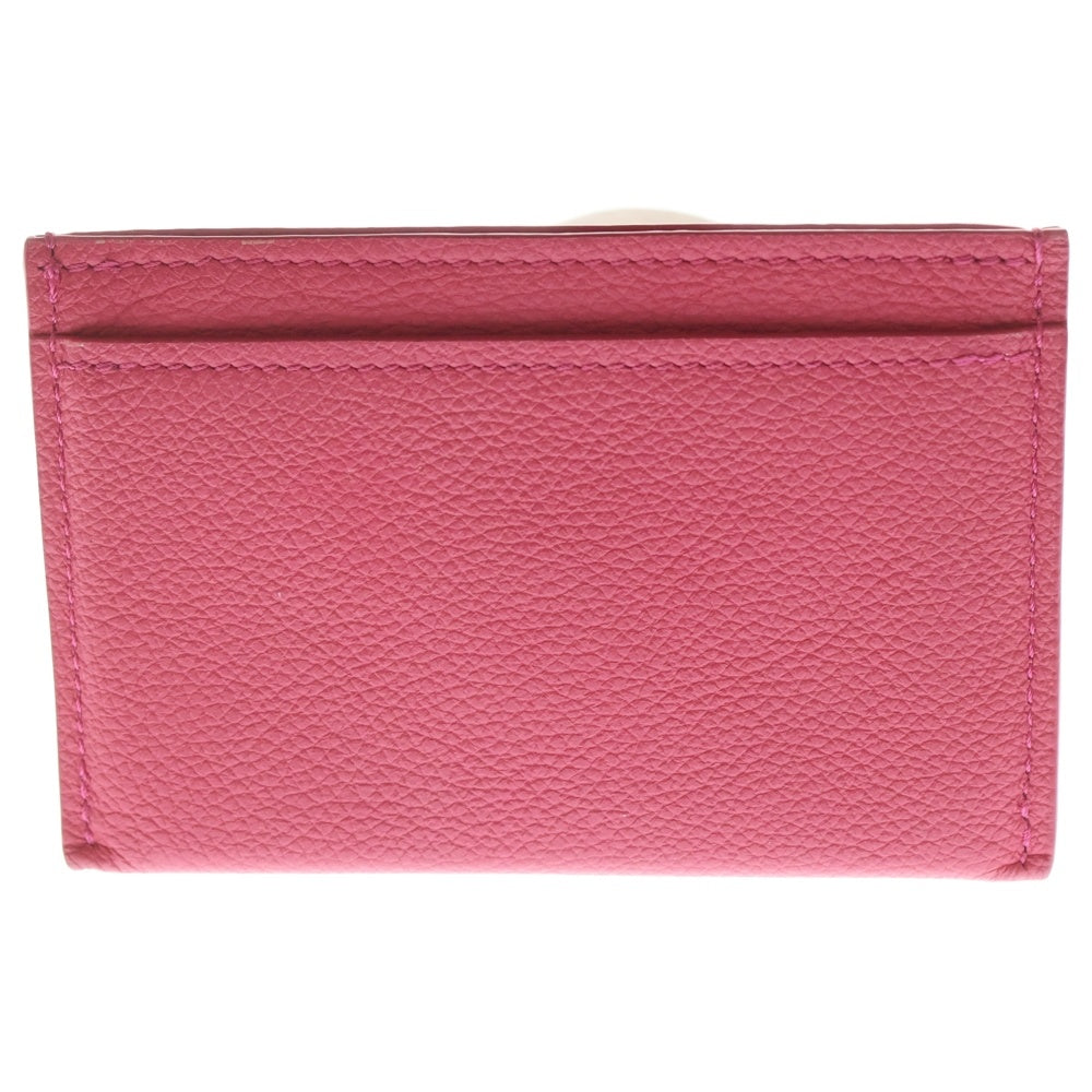 LOUIS VUITTON(ルイヴィトン) ポルト・カルト・ロックミー ピンク レザー カードケース M68555 レディース