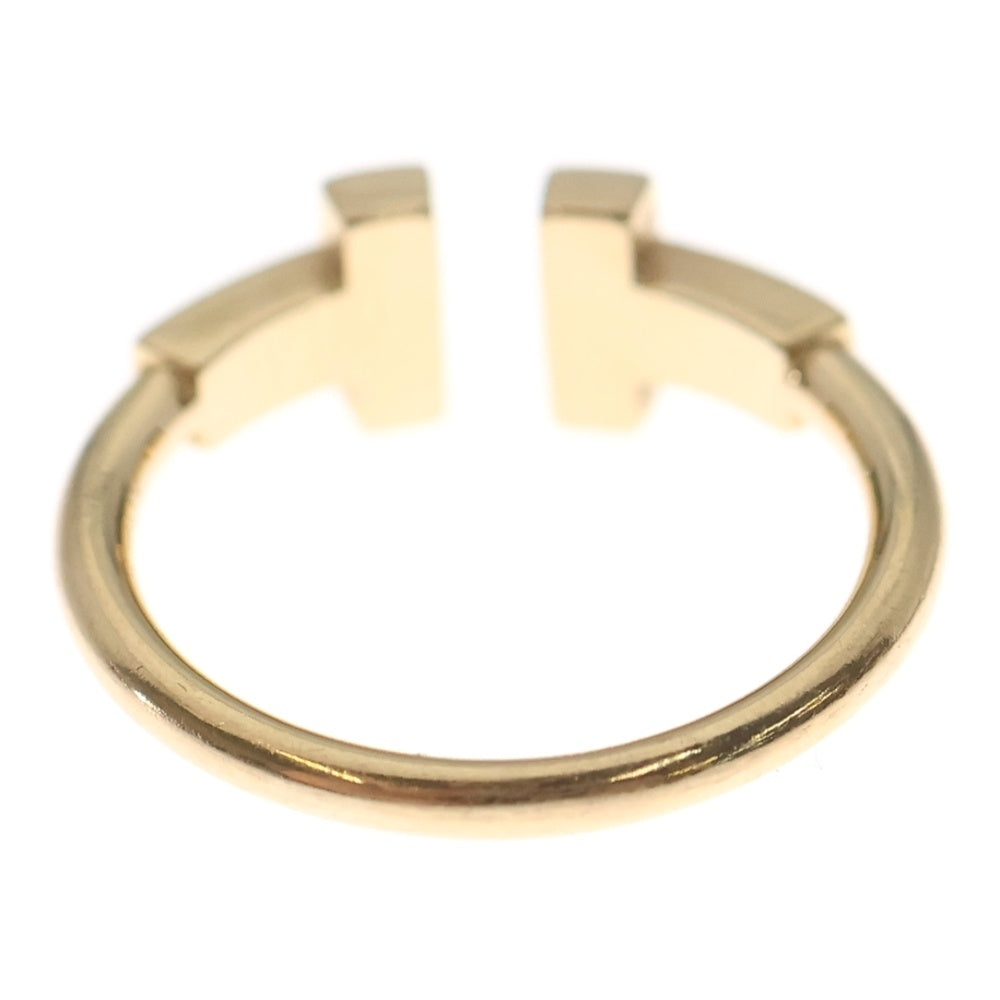 TIFFANY & Co.(ティファニー) Tワイヤー ダイヤ付リング 指輪 Au750PG ピンクゴールド レディース