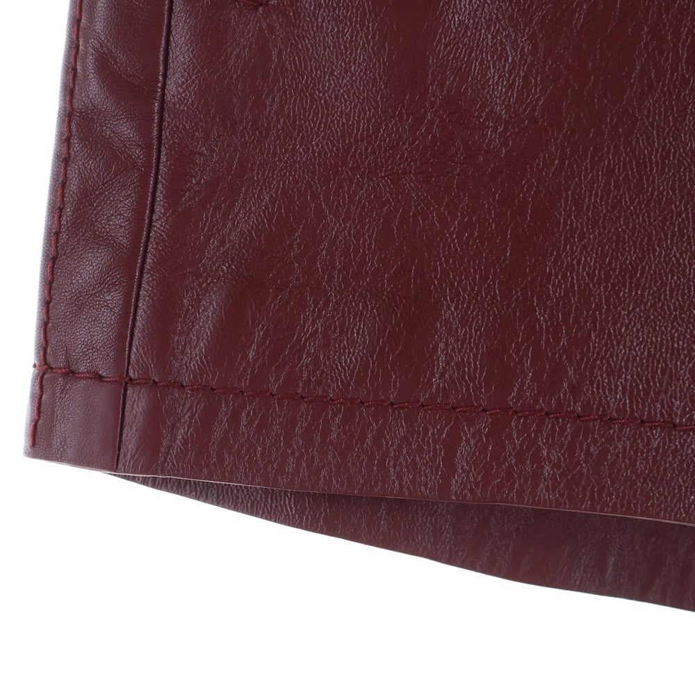 GUCCI(グッチ) ホースビット レザー ショートパンツ レッド レディース