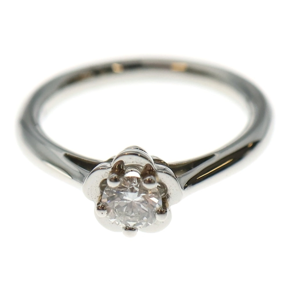 CHANEL(シャネル) カメリアコレクション ダイヤモンド リング 1PD 0.30ct Au750 K18 WG ホワイトゴールド 指輪 レディース