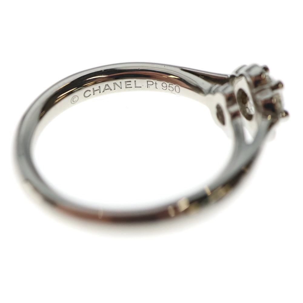 CHANEL(シャネル) カメリアコレクション ダイヤモンド リング 1PD 0.30ct Au750 K18 WG ホワイトゴールド 指輪 レディース