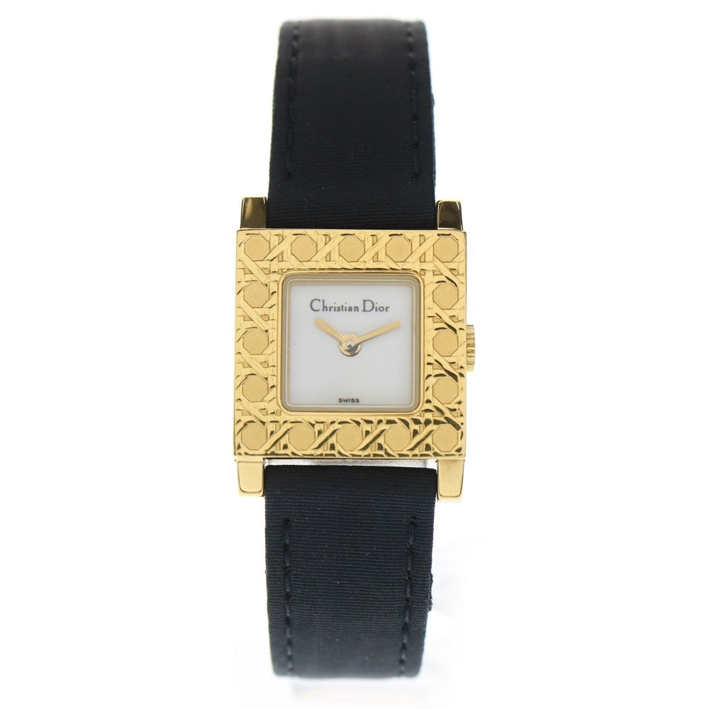 Christian Dior(クリスチャンディオール) D60-159 ラ パリジェンヌ 白文字盤 GP/QZ ゴールド クォーツ 腕時計 レディース