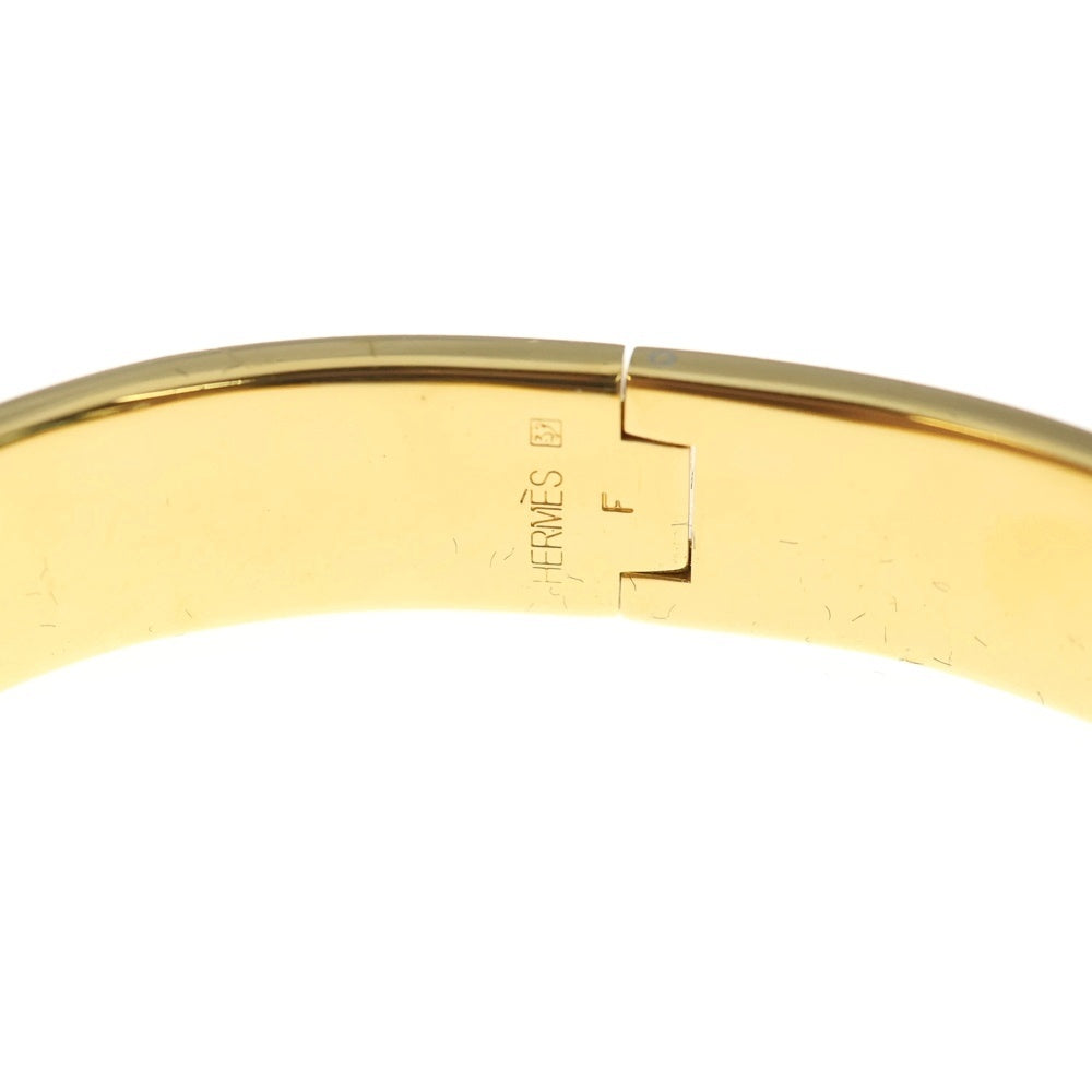 HERMES(エルメス) クリッククラックPM バングル ブレスレット ゴールド×レッド GP レディース