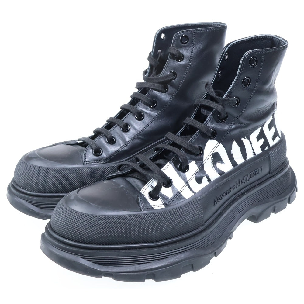 Alexander McQueen(アレキサンダーマックイーン) グラフィックオーバーサイズスニーカー ブラック 682422