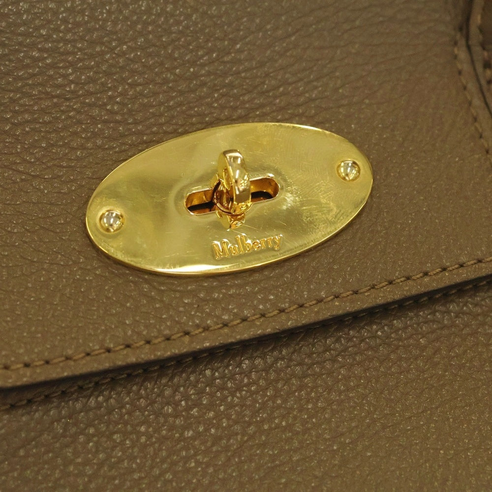 Mulberry(マルベリー) ベイズウォーター 2WAY ハンドバッグ ショルダーバッグ ベージュ系 レザー レディース