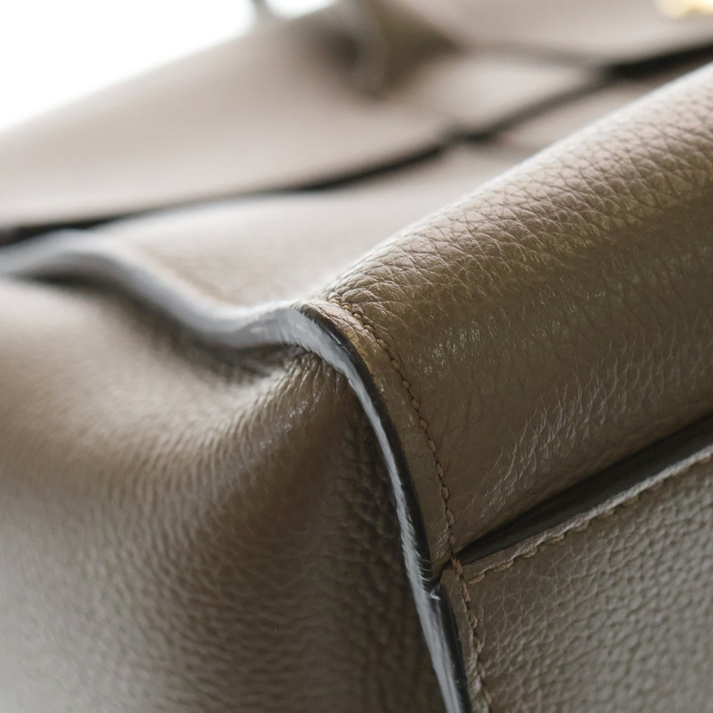 Mulberry(マルベリー) ベイズウォーター 2WAY ハンドバッグ ショルダーバッグ ベージュ系 レザー レディース